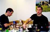 Thomas et Guillaume qui s'�clatent pendant cette soir�e.